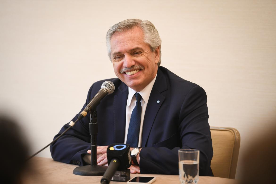Alberto Fernández, presidente. Foto: Télam