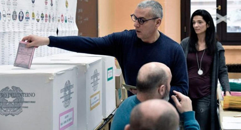 Elecciones de Italia en territorio argentino. Foto: Telam.