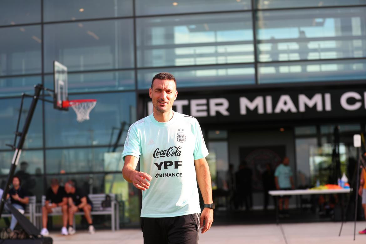 Lionel Scaloni. Foto: Prensa AFA.