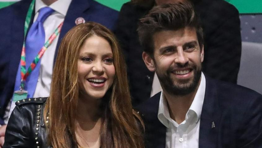 Gerard Piqué y Shakira. Foto: NA.