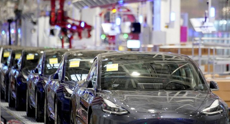 Autos Tesla. Foto: REUTERS