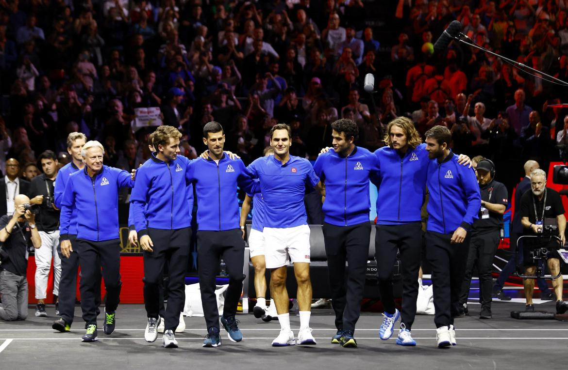 Roger Federer se despidió del tenis. Foto: Reuters.