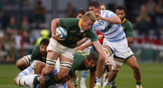 Rugby Championship, Sudáfrica vs. Los Pumas. Foto: REUTERS.