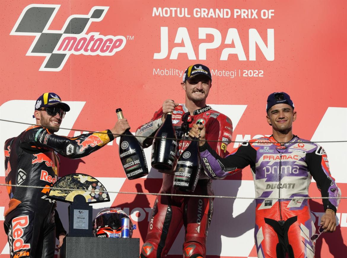 MotoGP, Jack Miller, podio en Japón, EFE