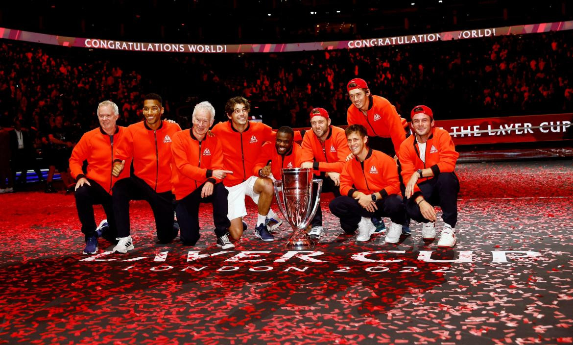 Resto del Mundo se quedó con la Laver Cup 2022. Foto: Reuters.