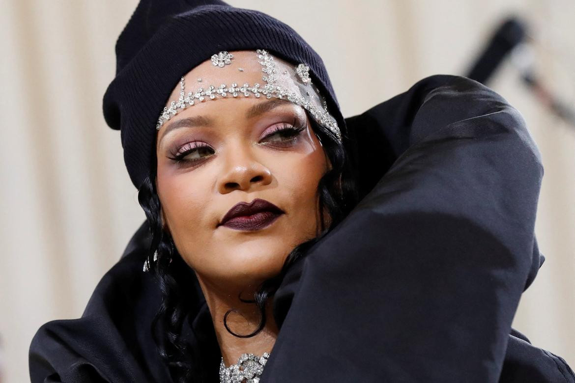 Rihanna en el Metropolitan Museum of Art Costume Institute Gala. Foto: Reuters.