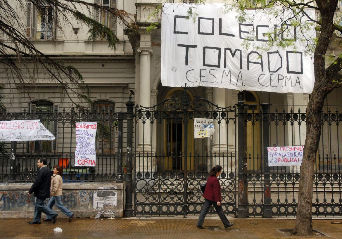 Colegio Mariano Acosta, toma de alumnos, NA