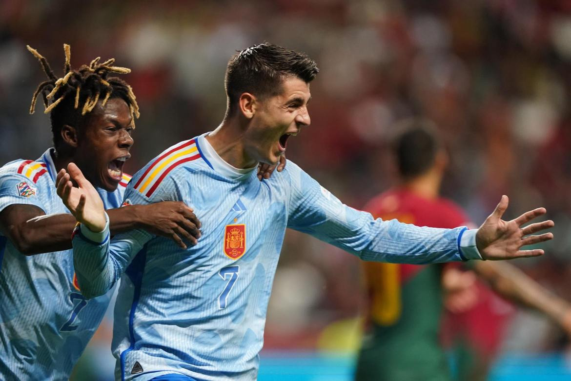 UEFA Nations League, Portugal vs. España. Foto: EFE.