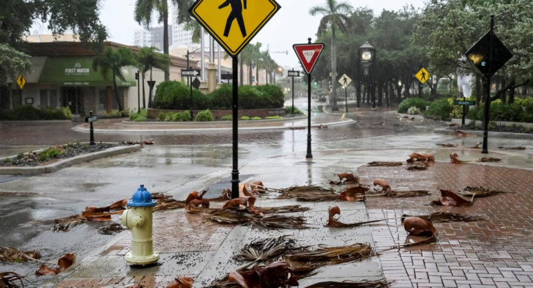 Huracán Ian en Florida. Foto: REUTERS.