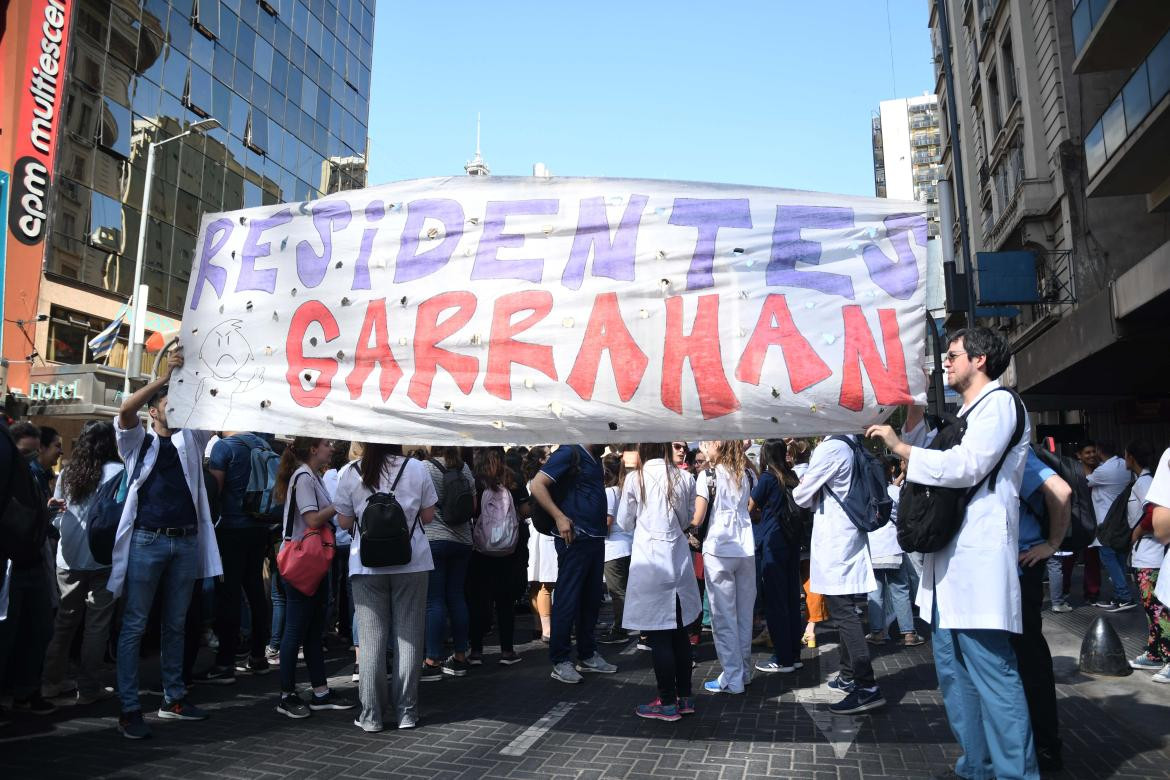 Agrupación de Residentes. Foto: Telam.