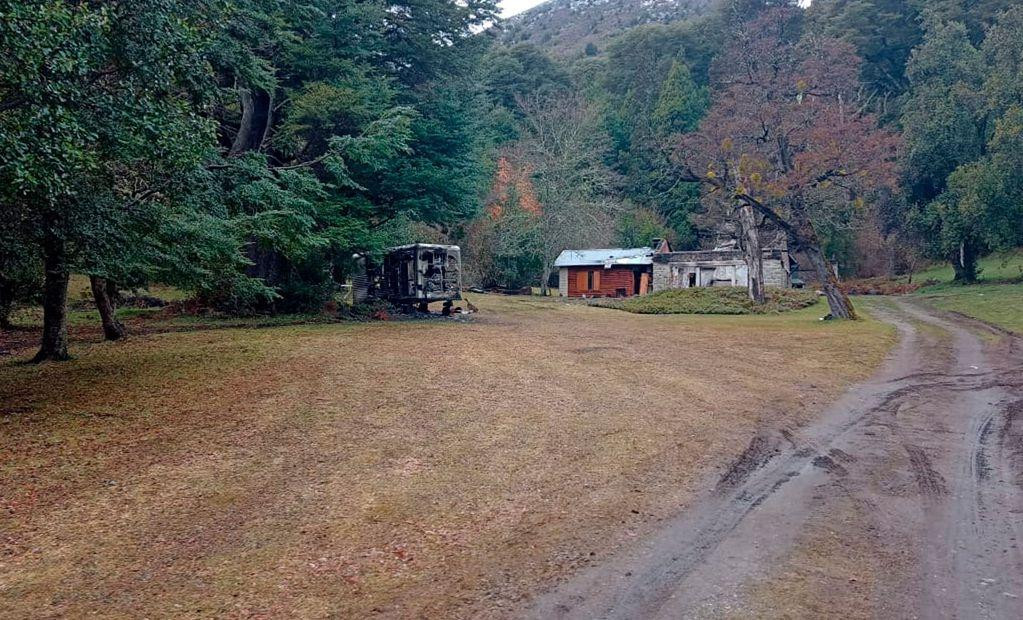 Ataques mapuches en Villa Mascardi. Foto: yokad.