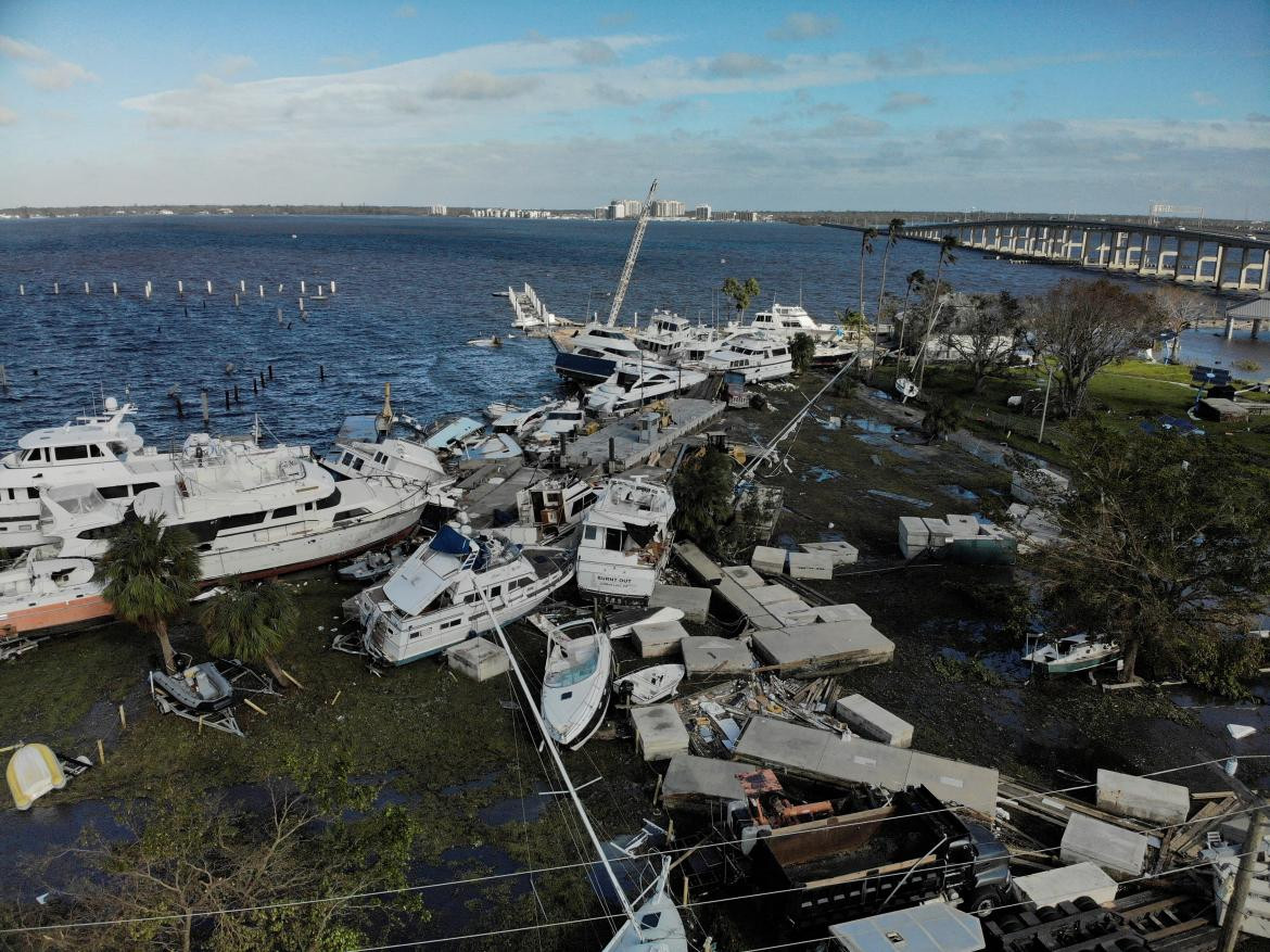 hurcan Ian foto Florida  Reuters