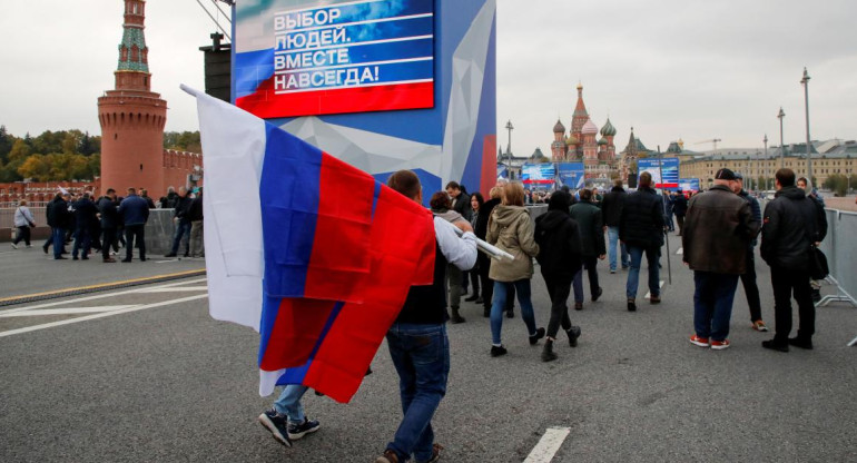 Acto en Moscú anunciando la anexión de territorios_Reuters