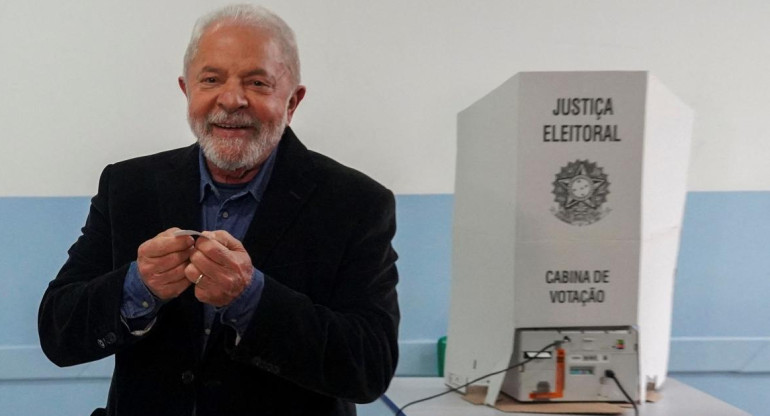 Elecciones en Brasil, voto de Lula, foto Reuters