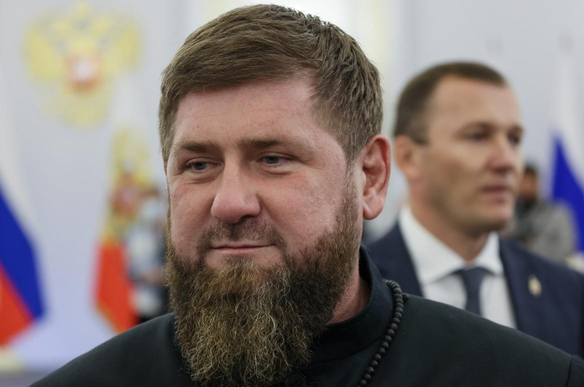 Ramzan Kadyrov, líder chechenio prorruso. Foto: Reuters.