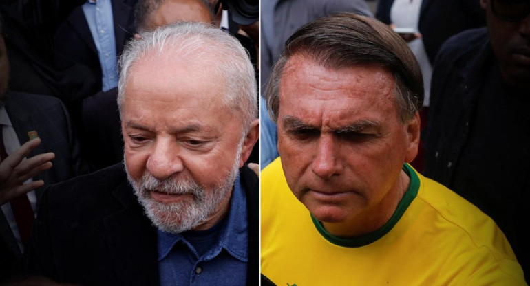 Lula da Silva y Jair Bolsonaro, elecciones en Brasil, fotos Reuters