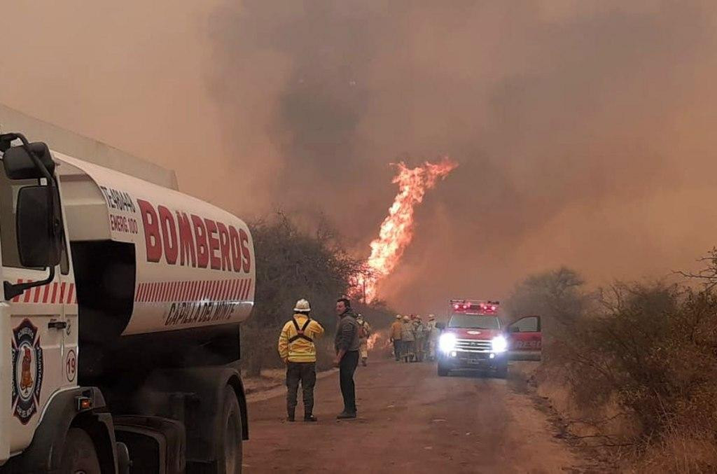 Incendios en Córdoba, Foto NA