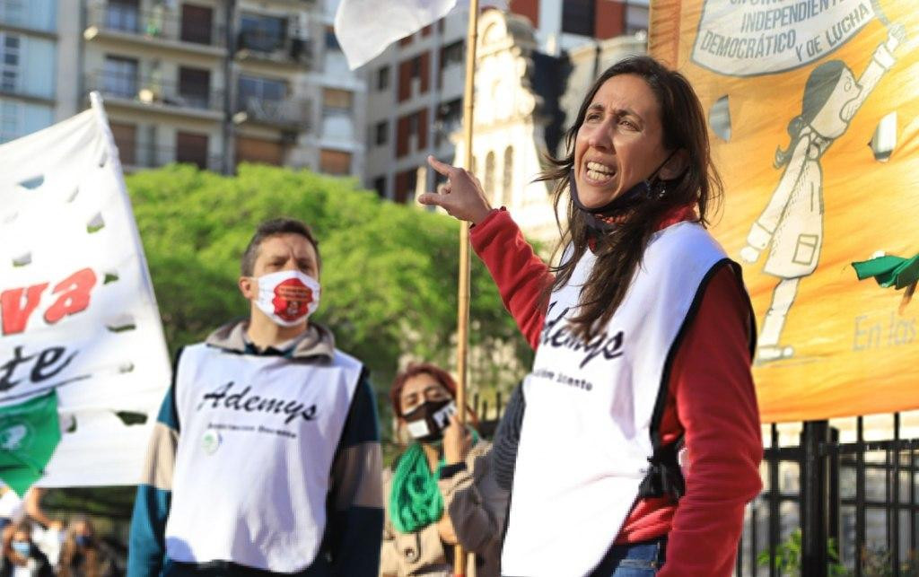 Protesta de docentes, paro docente, NA