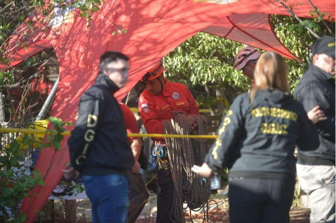 Operativo para rescatar los cuerpos en Córdoba. Foto: La Voz