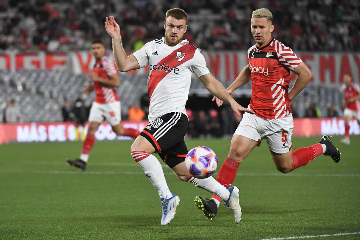 Liga Profesional de Fútbol, River vs. Estudiantes. Foto: @RiverPlate.