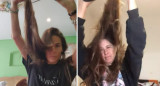 Laura Novoa y Juana Viale se sumaron a las protestas. Video: NA.