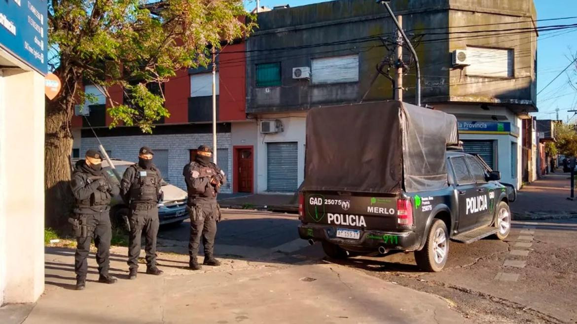 Policía de Tres de Febrero. Foto: Télam