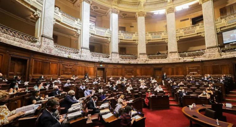 Cámara de Diputados en Uruguay. Foto: EFE