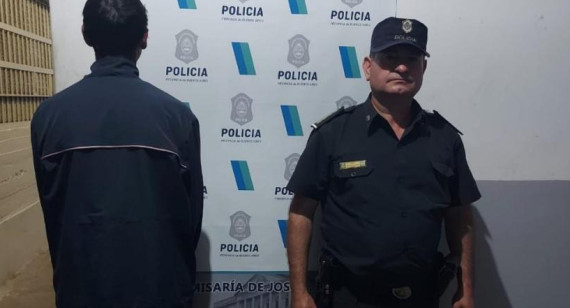 Detención por hallazgo de cuerpo en José C. Paz. Foto: NA