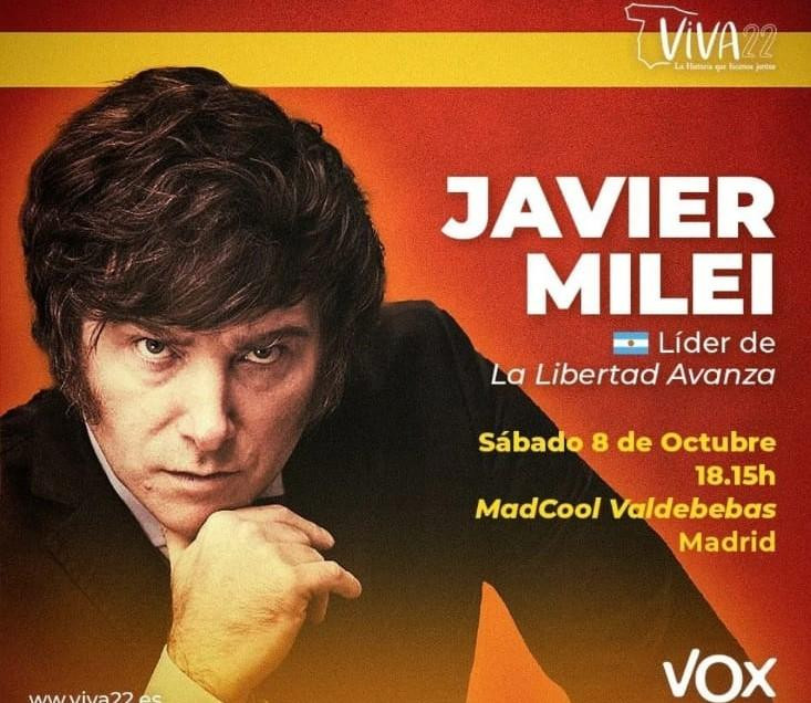 Milei en Madrid_Instagram/javiermilei