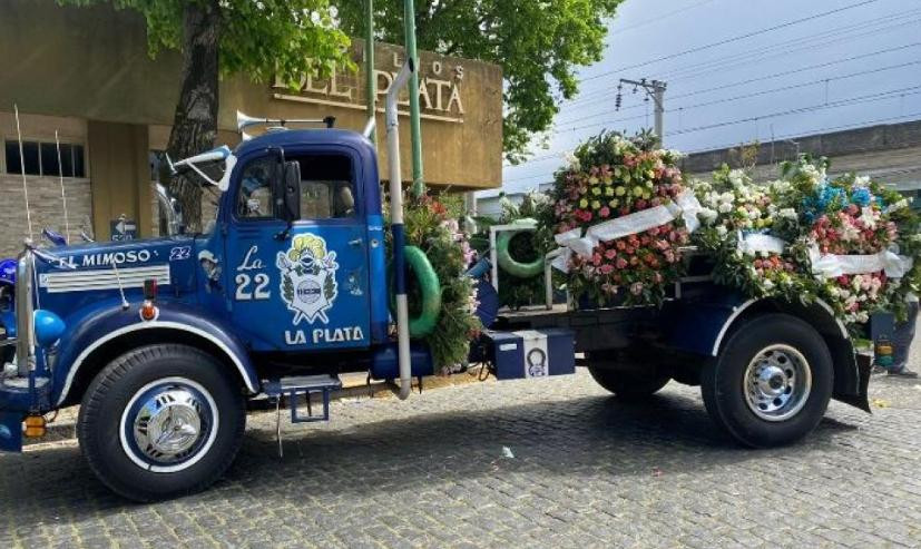 Último adiós al hincha de Gimnasia. Foto: NA