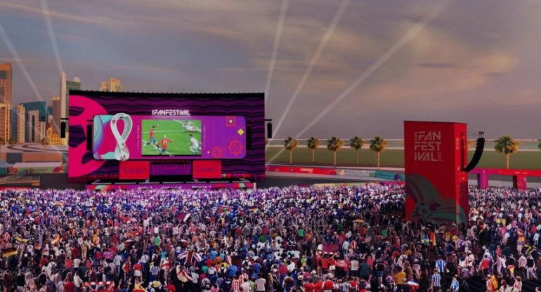 El FIFA Fan Festival se celebrará en seis ciudades. Foto: Télam.