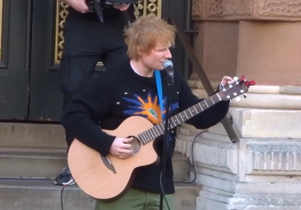 Ed Sheeran. Foto: Captura de video.