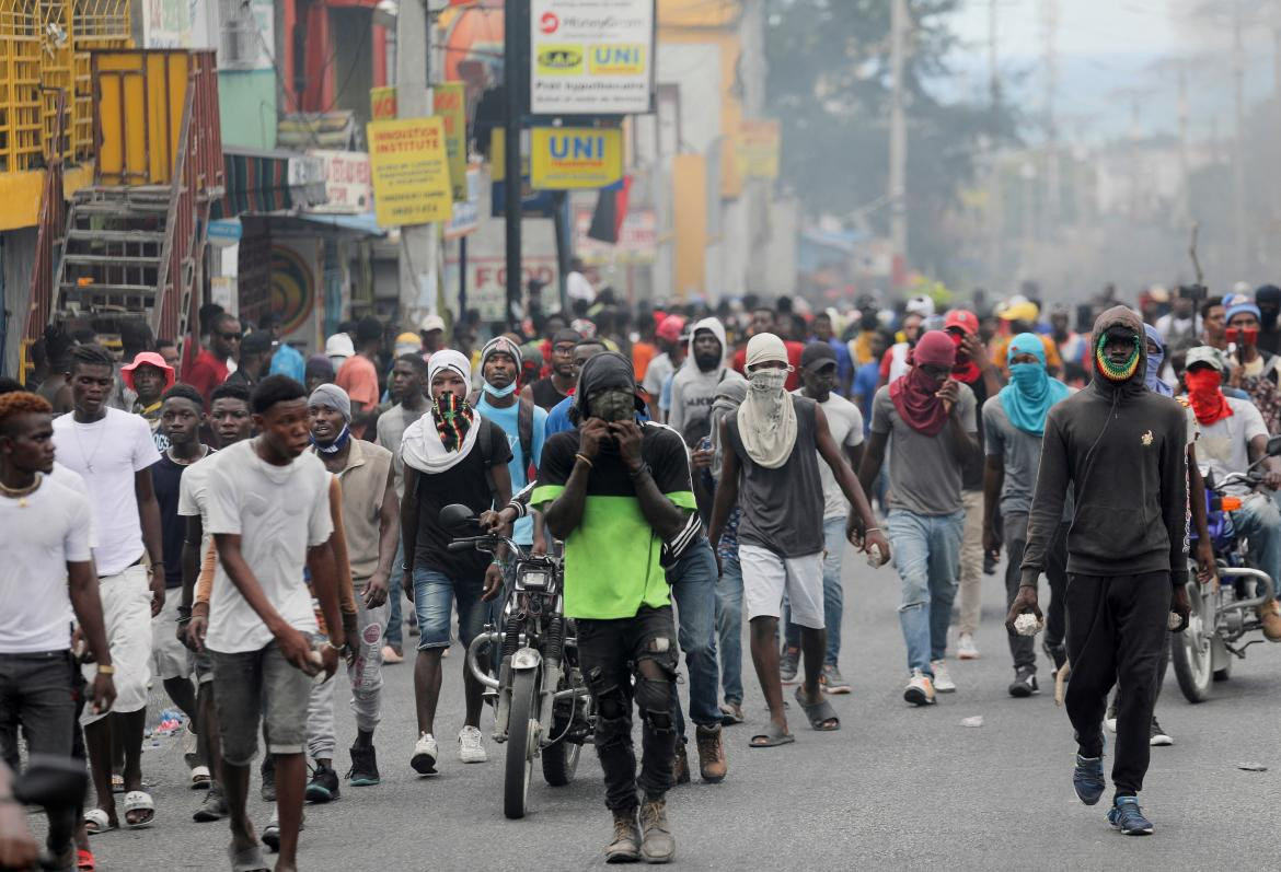 Las protestas en Haití_Reuters