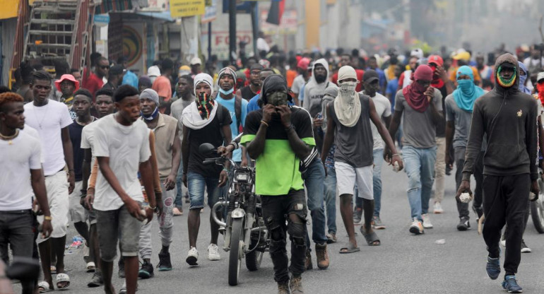 Las protestas en Haití_Reuters