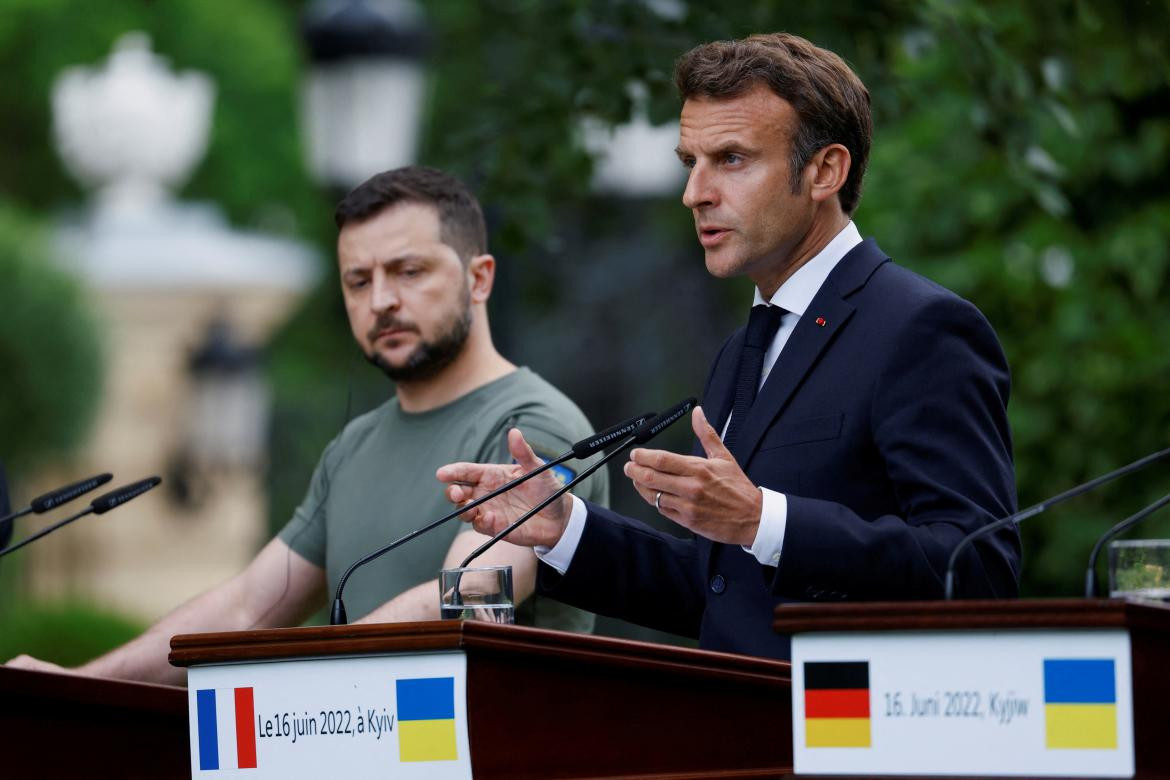 Zelenski y Macron_Reuters