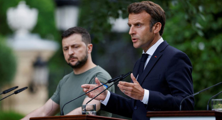 Zelenski y Macron_Reuters