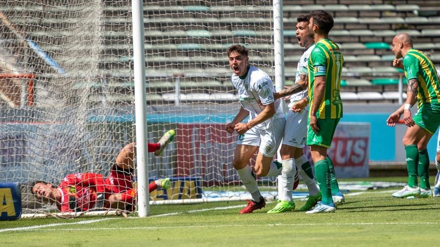 Aldosivi vs Banfield. Foto: Twitter @CAB_oficial.