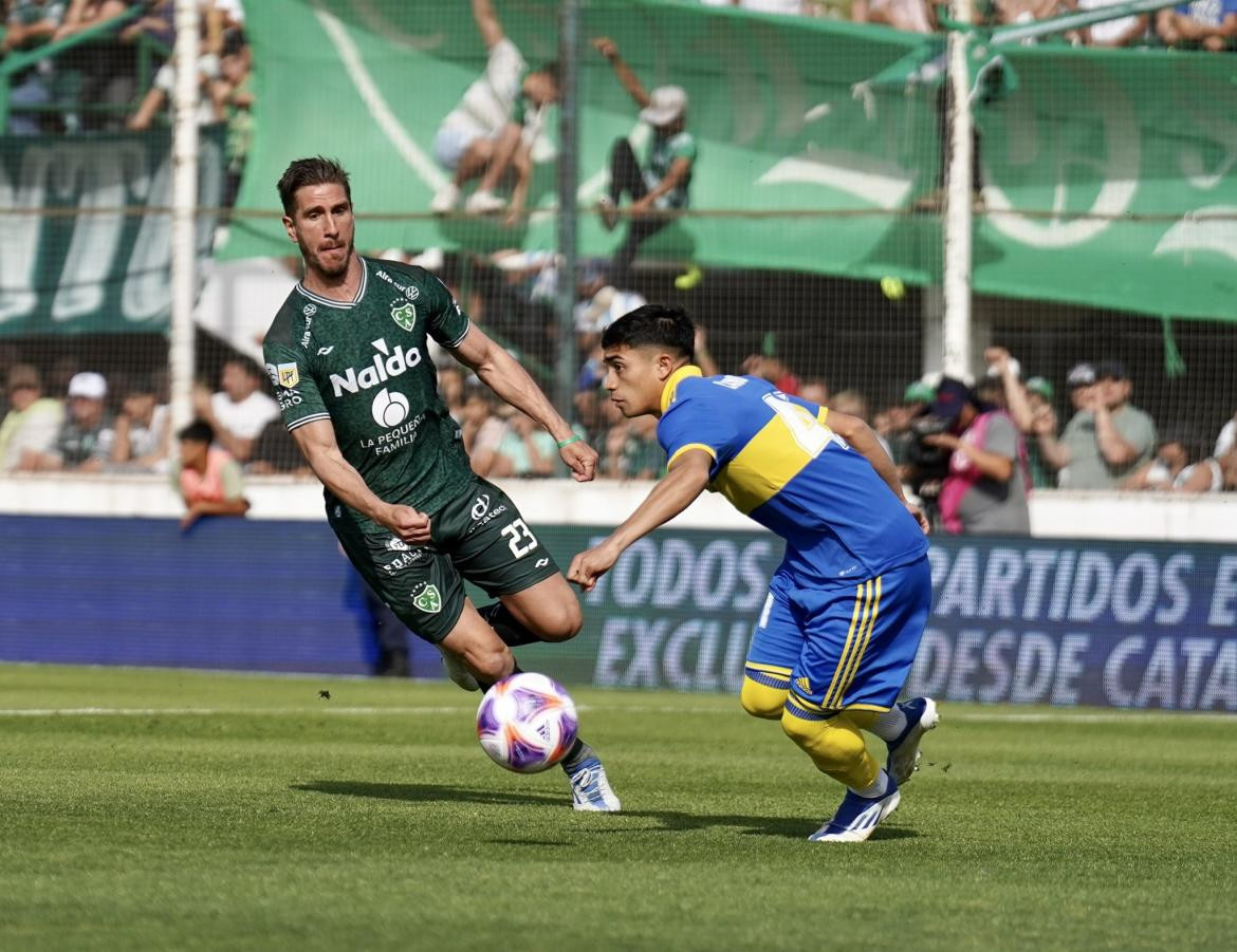 Liga Profesional de Fútbol, Sarmiento vs. Boca. Foto: @CASarmientoOf.