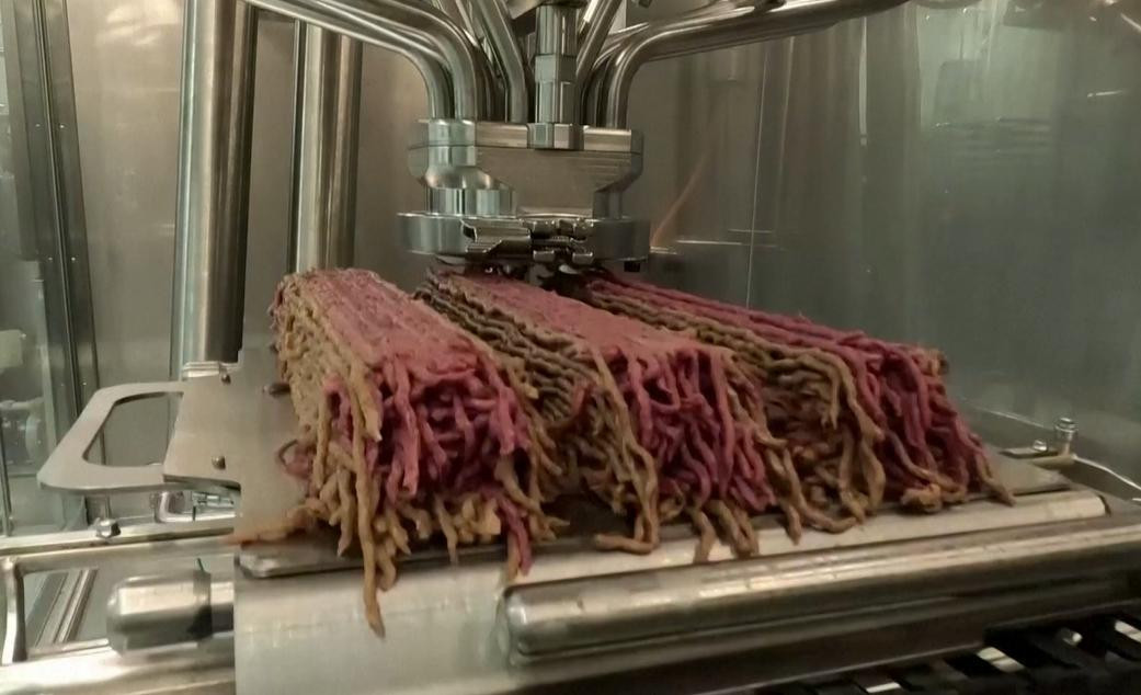 Carne en impresión 3D. Video: Reuters