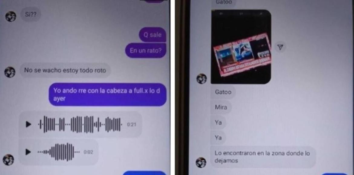 Chats que comprometen a los detenidos por crimen de adolescente