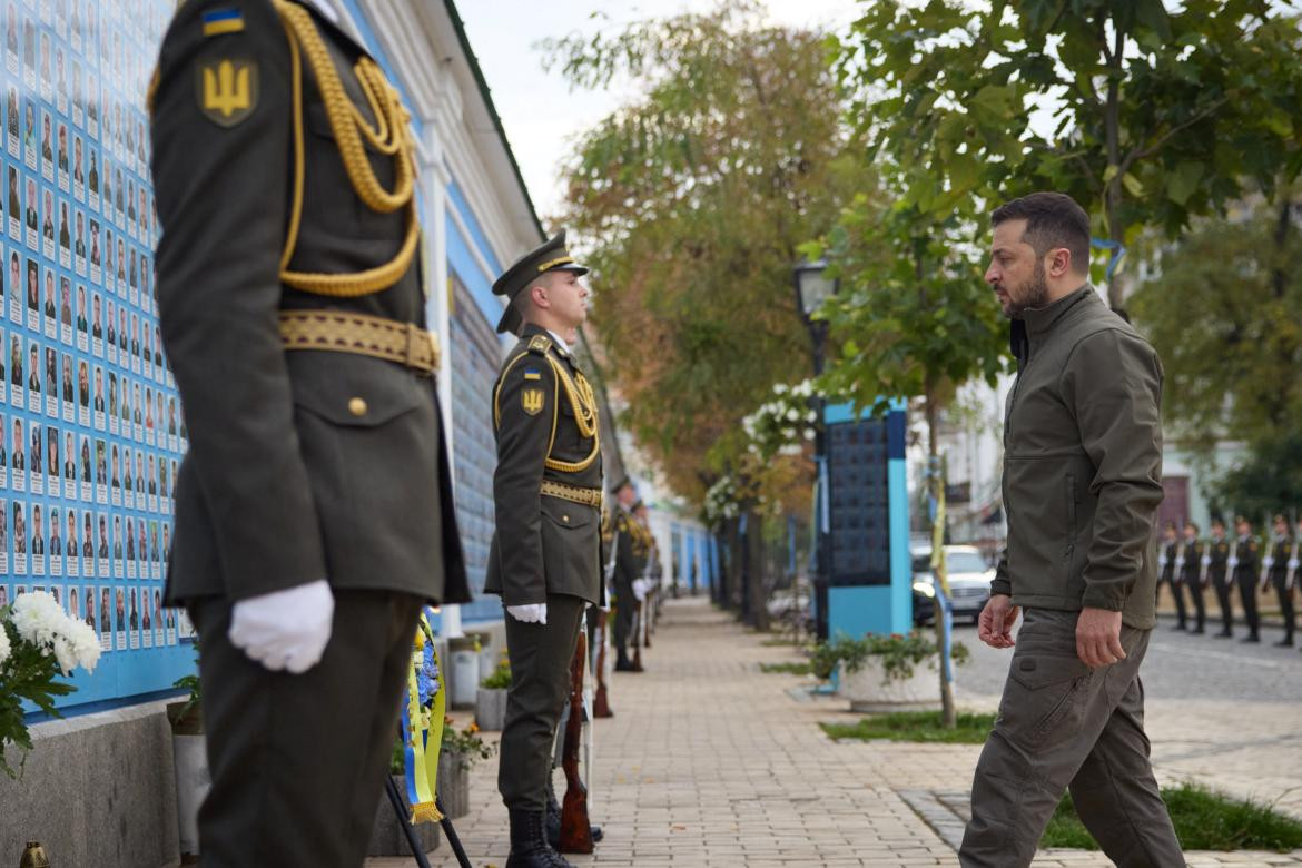 Zelensky Día del defensor Foto Reuters