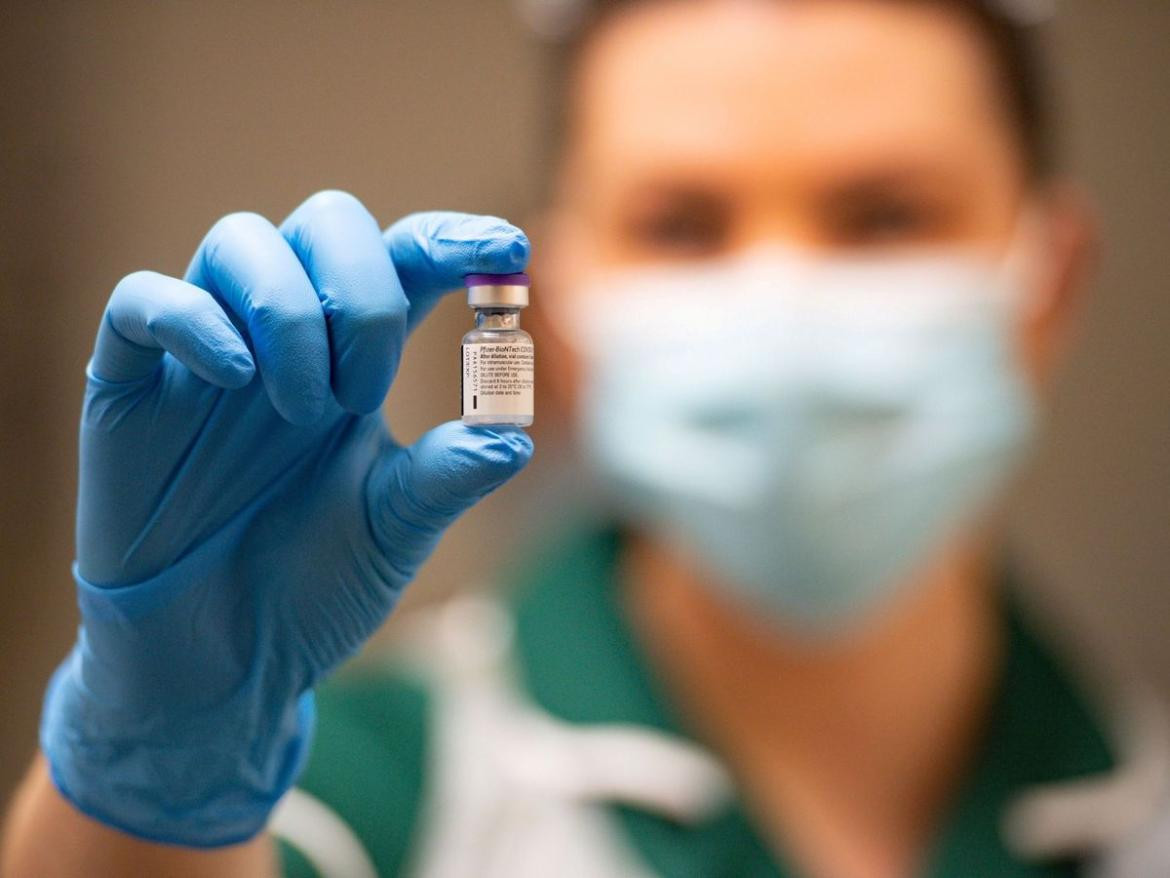 Vacuna Pfizer. Foto: REUTERS