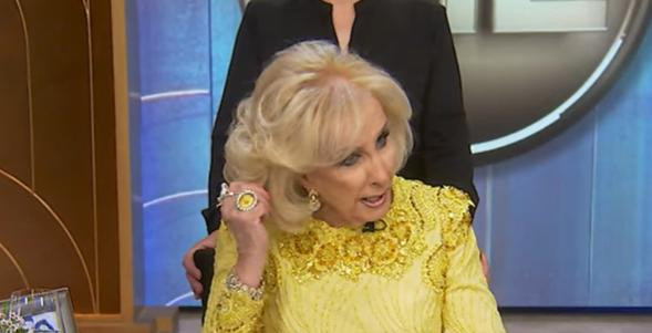 Mirtha Legrand. Foto: captura de pantalla.