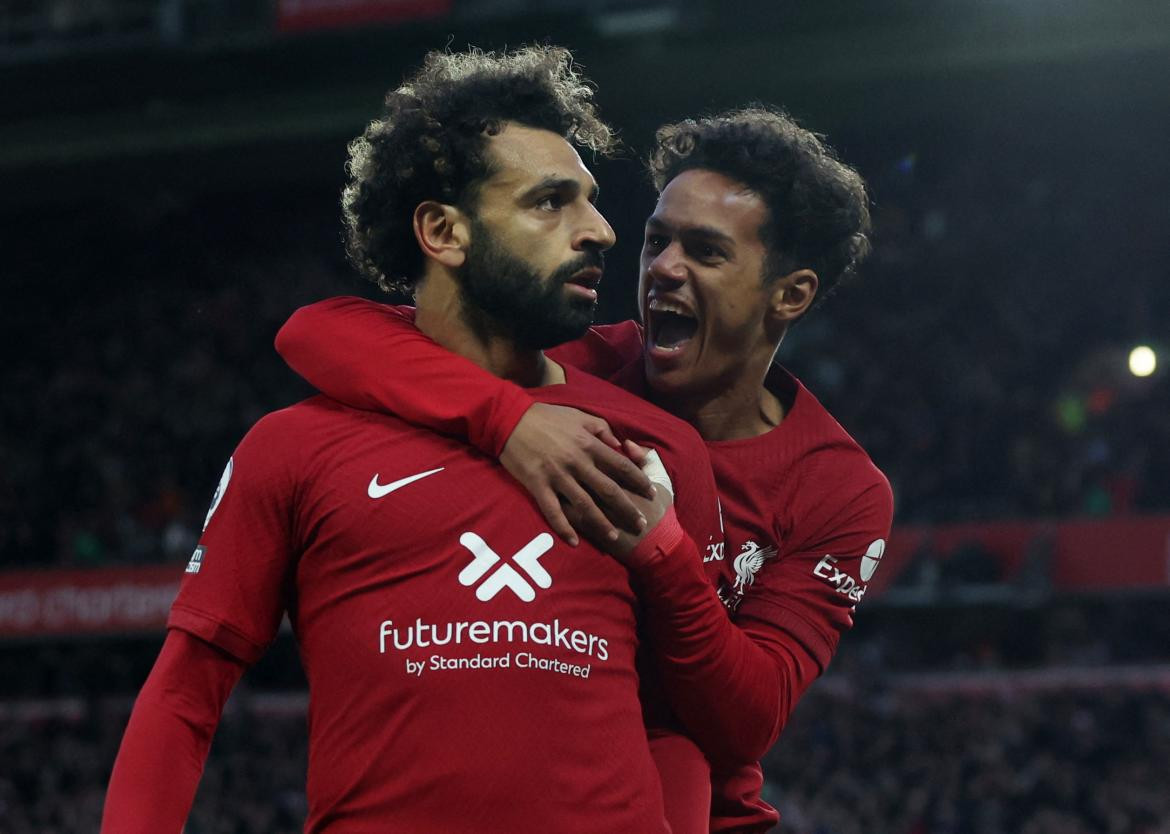 Mohamed Salah, la figura de Liverpool vs. City. Foto: Reuters.