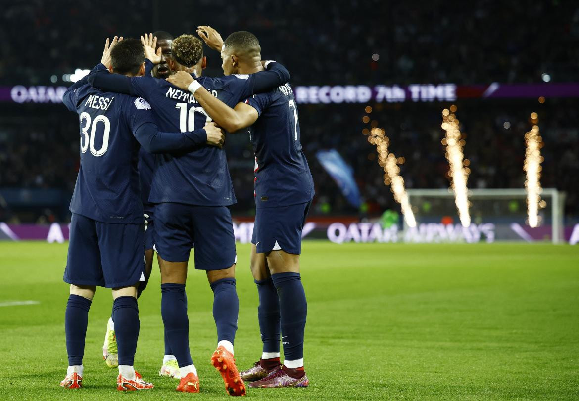 El PSG se quedó con el clásico de Francia. Foto: Reuters.