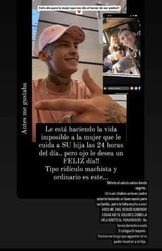 Story de Tamara Báez. Foto: NA.