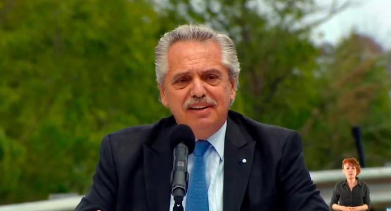 Alberto Fernández, Gobierno, foto captura de TV, Télam