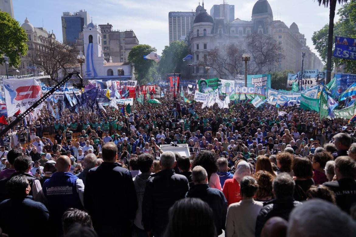 Acto de La Cámpora en Plaza de Mayo, Foto La Cámpora