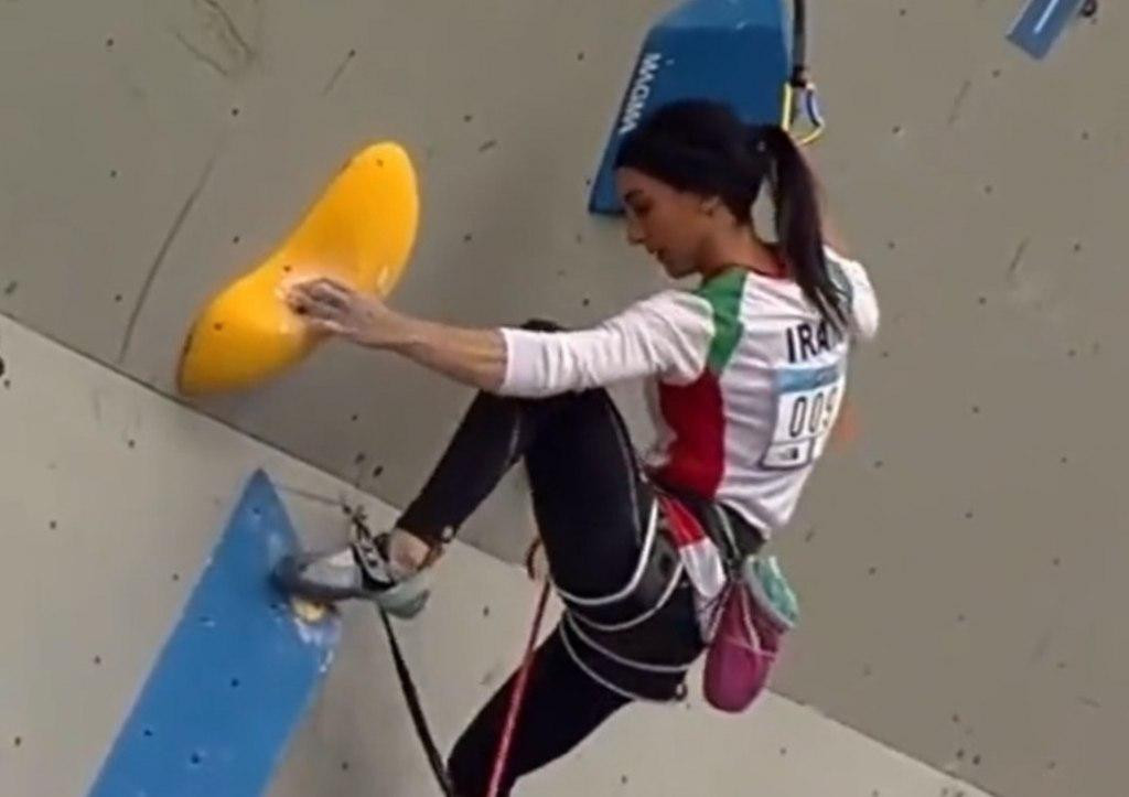 Elnaz Rekabi, deportista de Irán, Foto NA