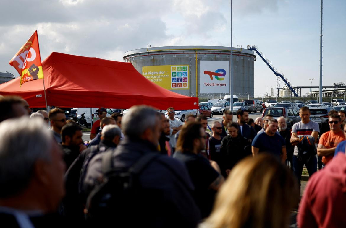 Protestas en Francia. Foto: Reuters.